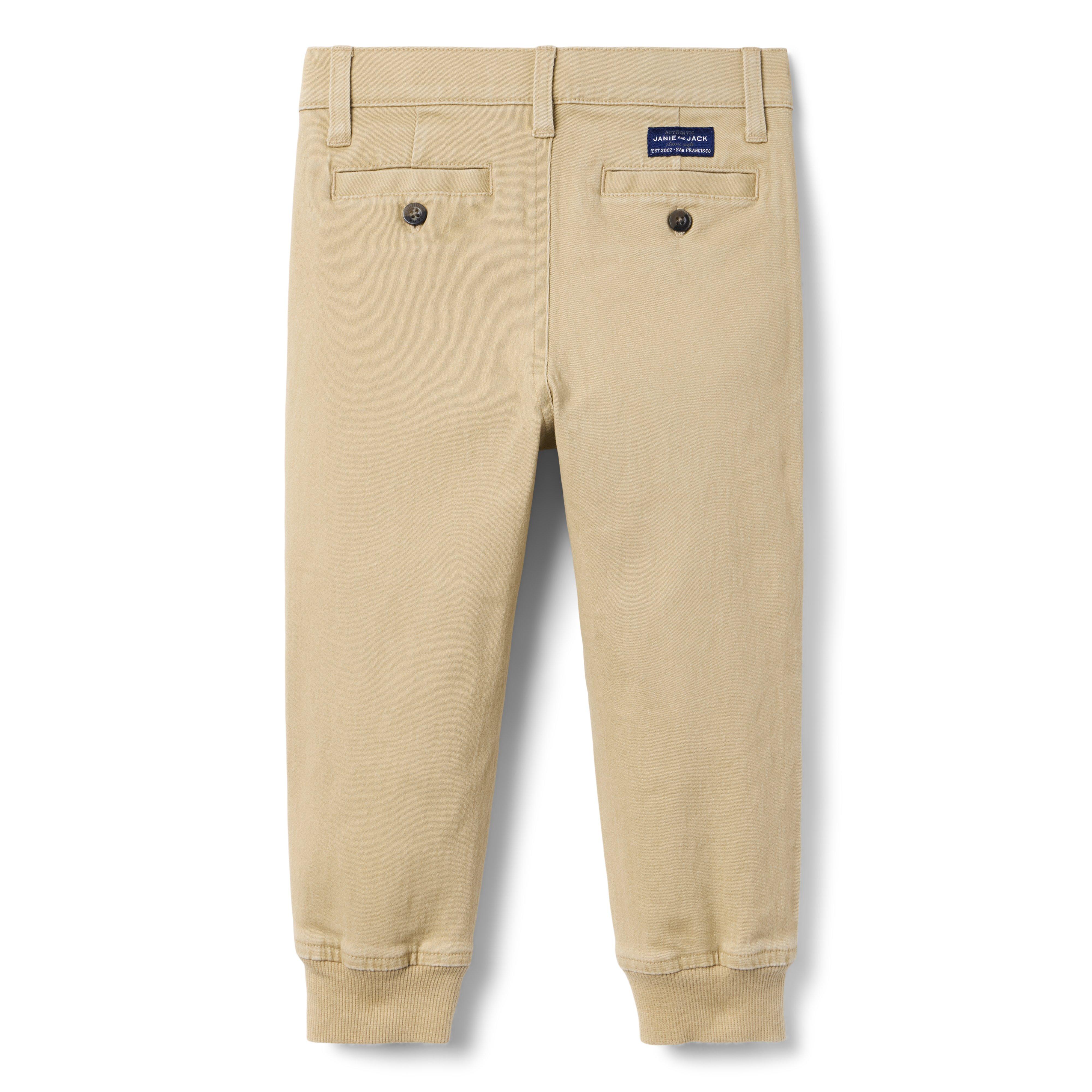 The Button Twill Jogger image number 1