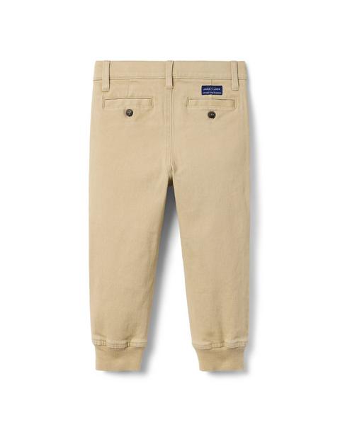 The Button Twill Jogger