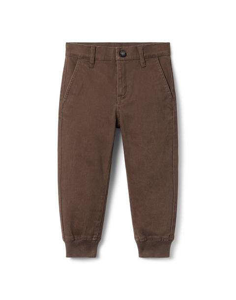 The Button Twill Jogger