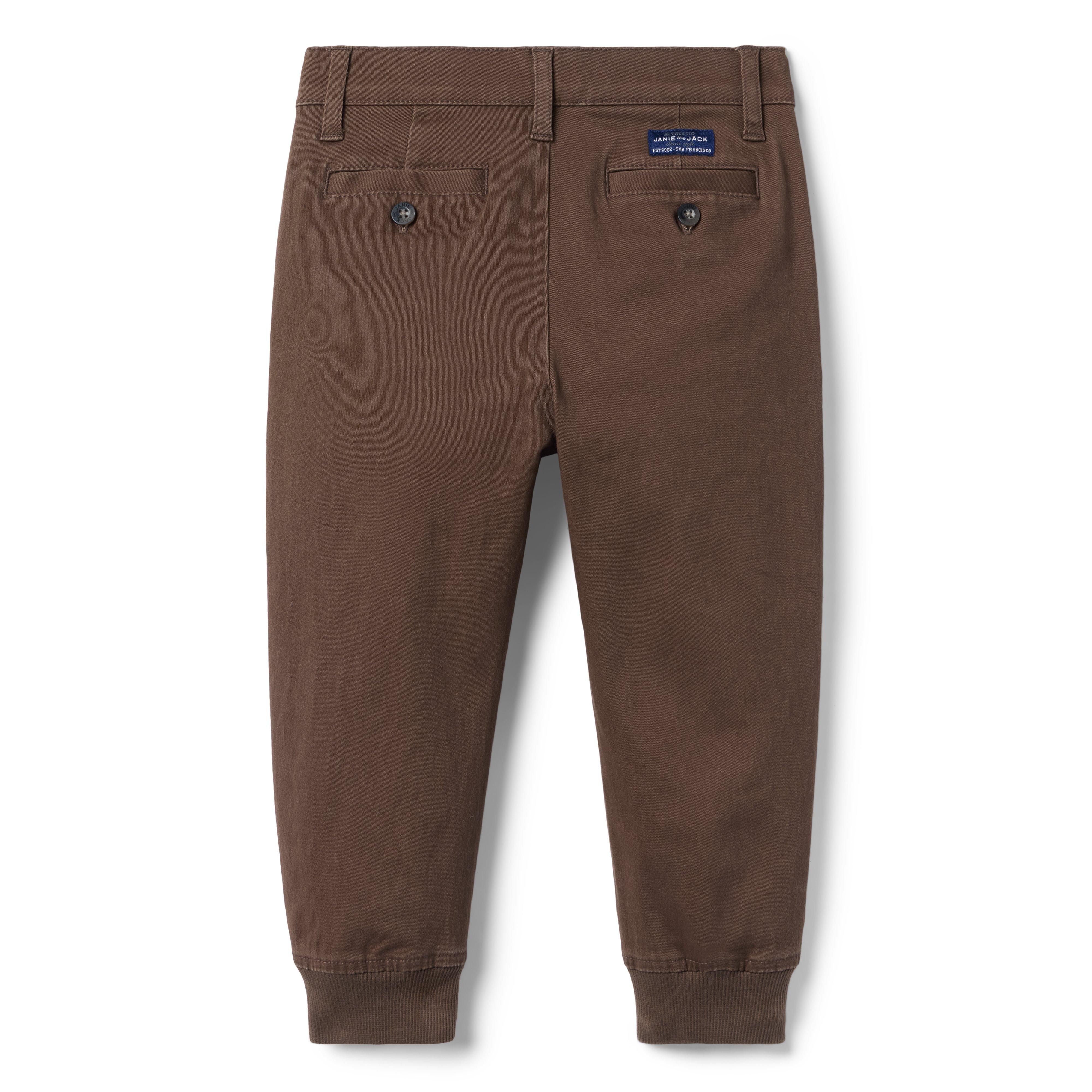 The Button Twill Jogger image number 1