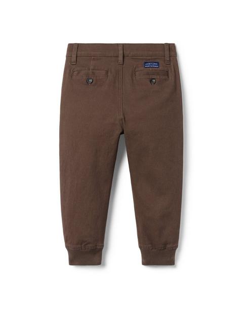 The Button Twill Jogger