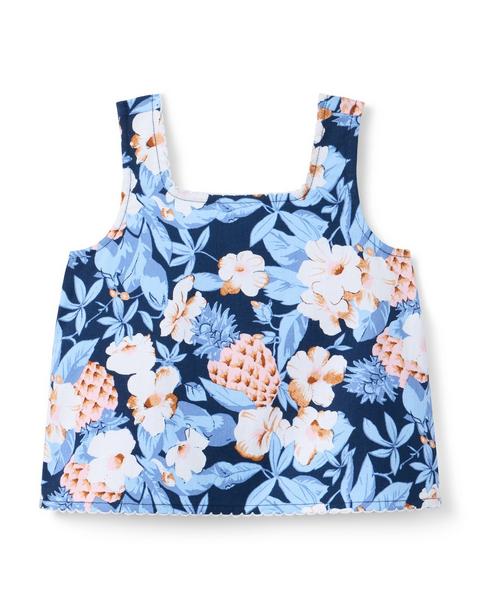 Pineapple Floral Top