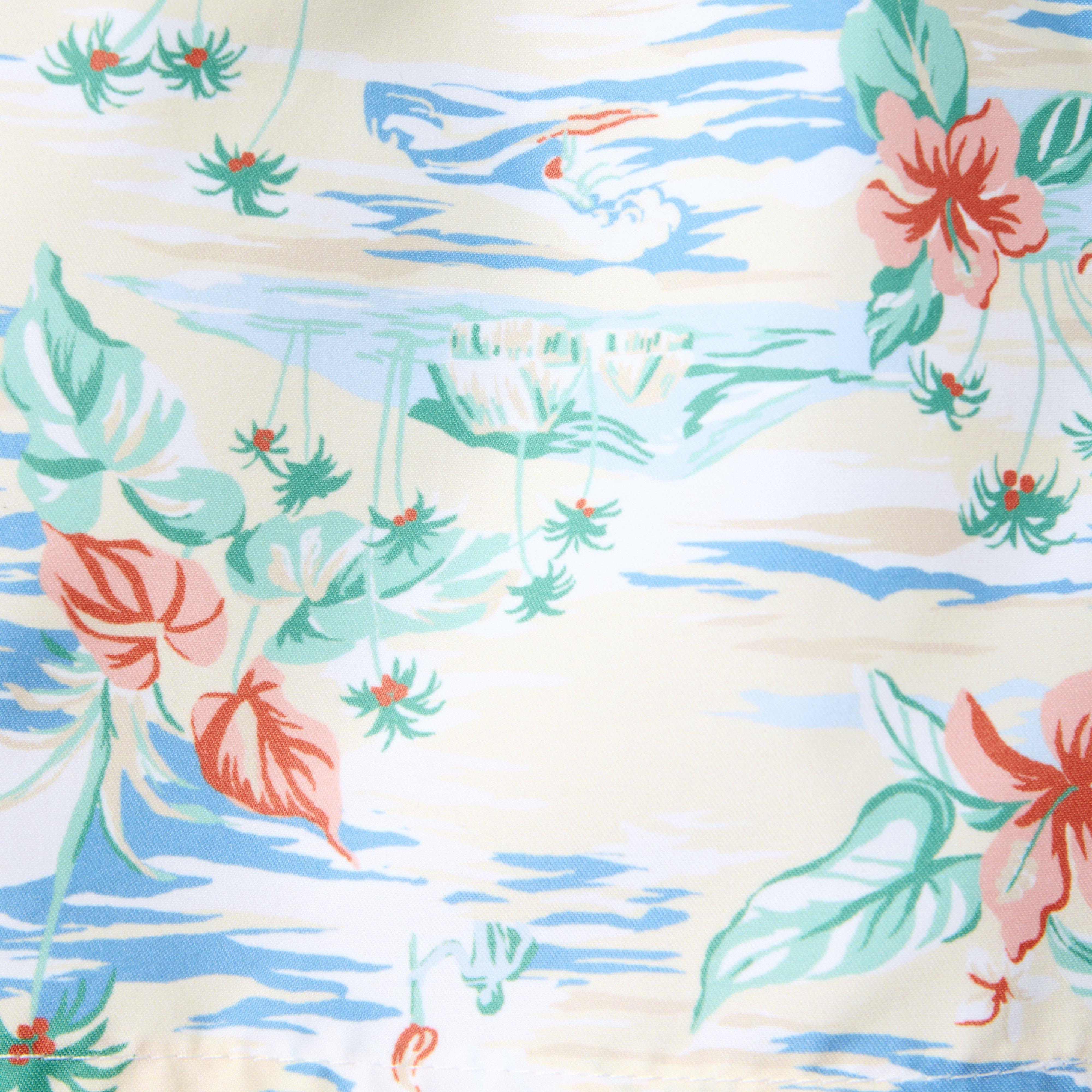 Recycled Island Floral Swim Trunk image number 1