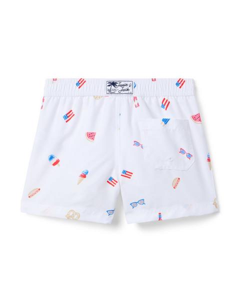 Americana Picnic Swim Trunk
