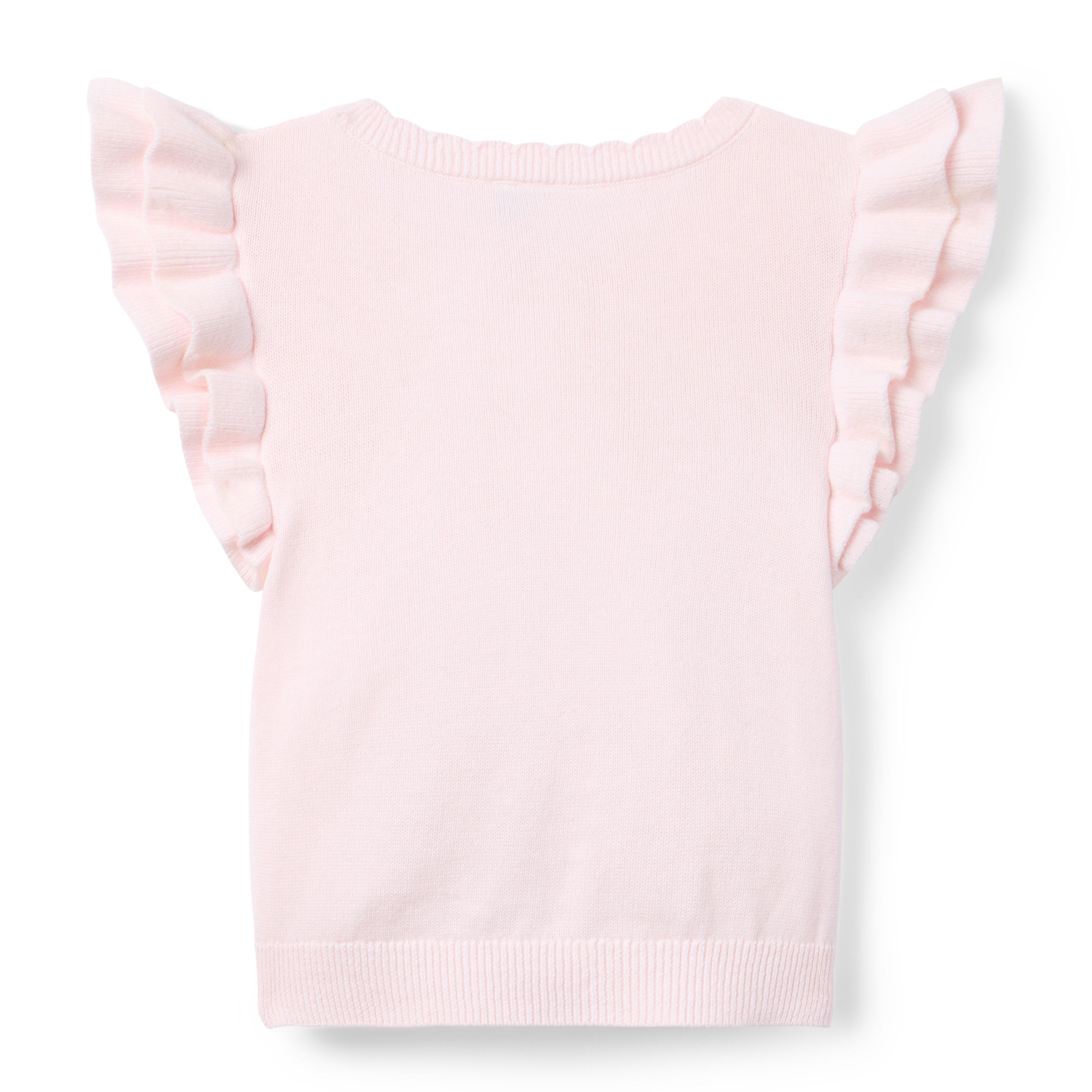 Crochet Floral Sweater Top image number 2