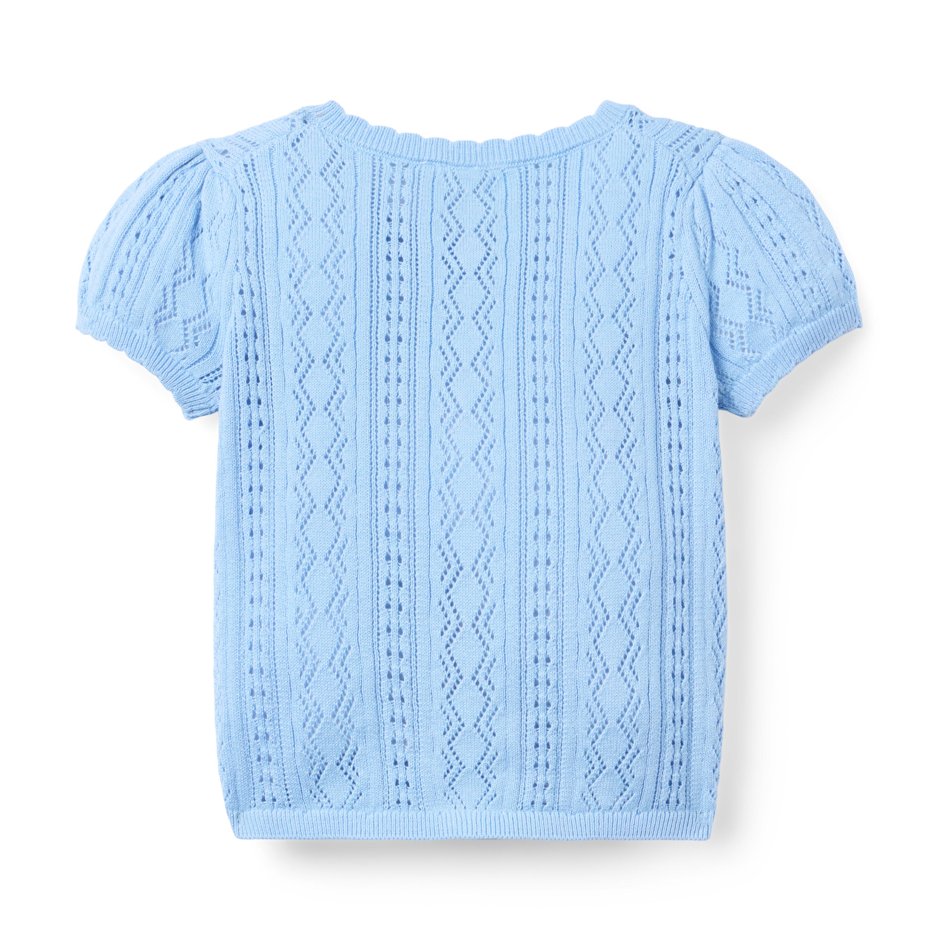 Pointelle Textured Cardigan image number 1