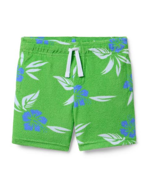 Hibiscus Floral Terry Short