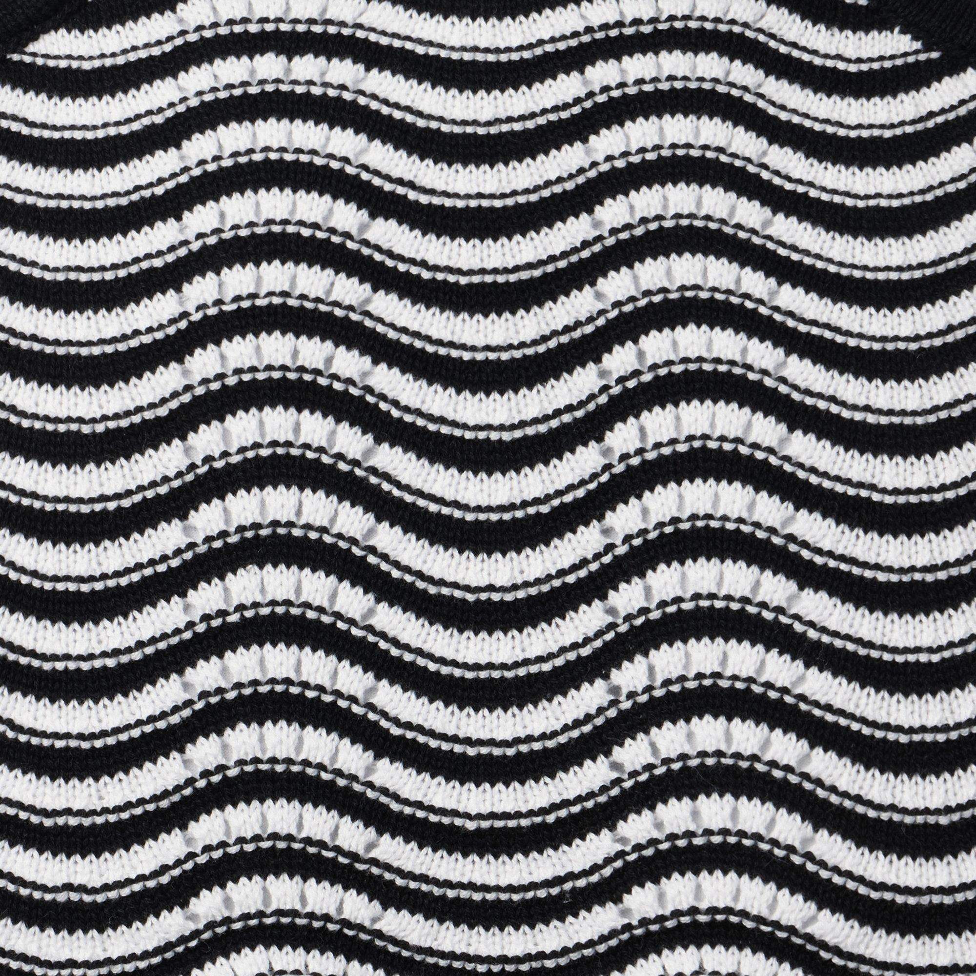 Wavy Striped Sweater Top image number 1