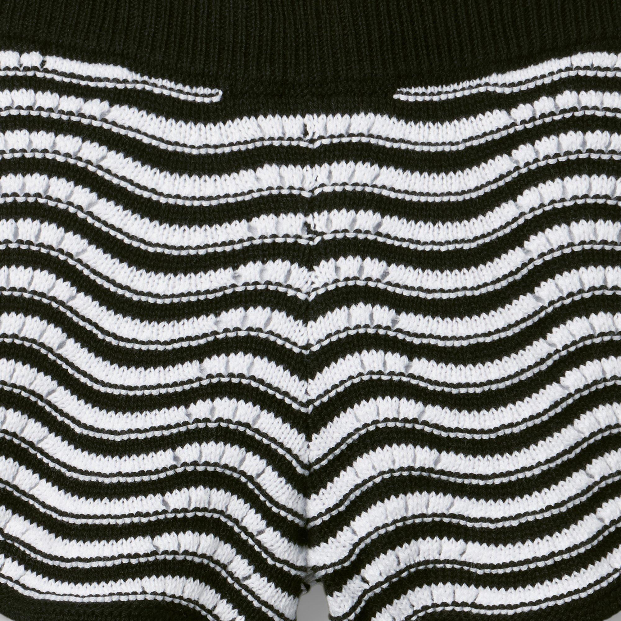 Wavy Striped Sweater Short image number 1