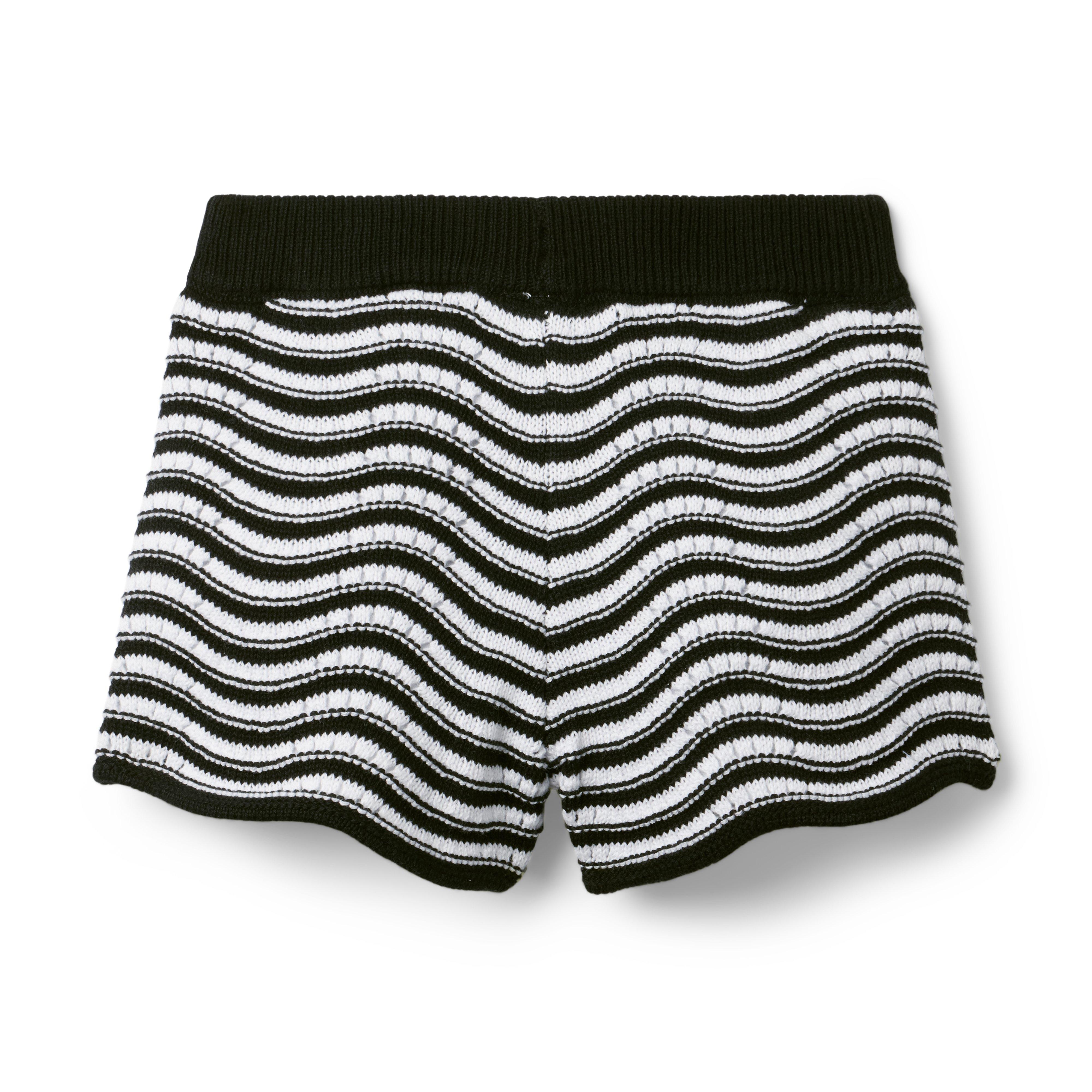 Wavy Striped Sweater Short image number 2