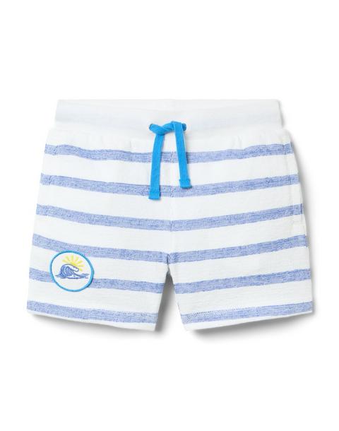 Striped Wave Patch Short