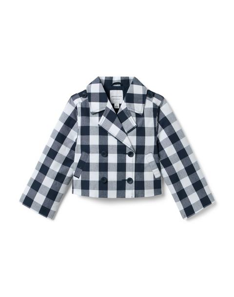 The Gingham Cropped Jacket
