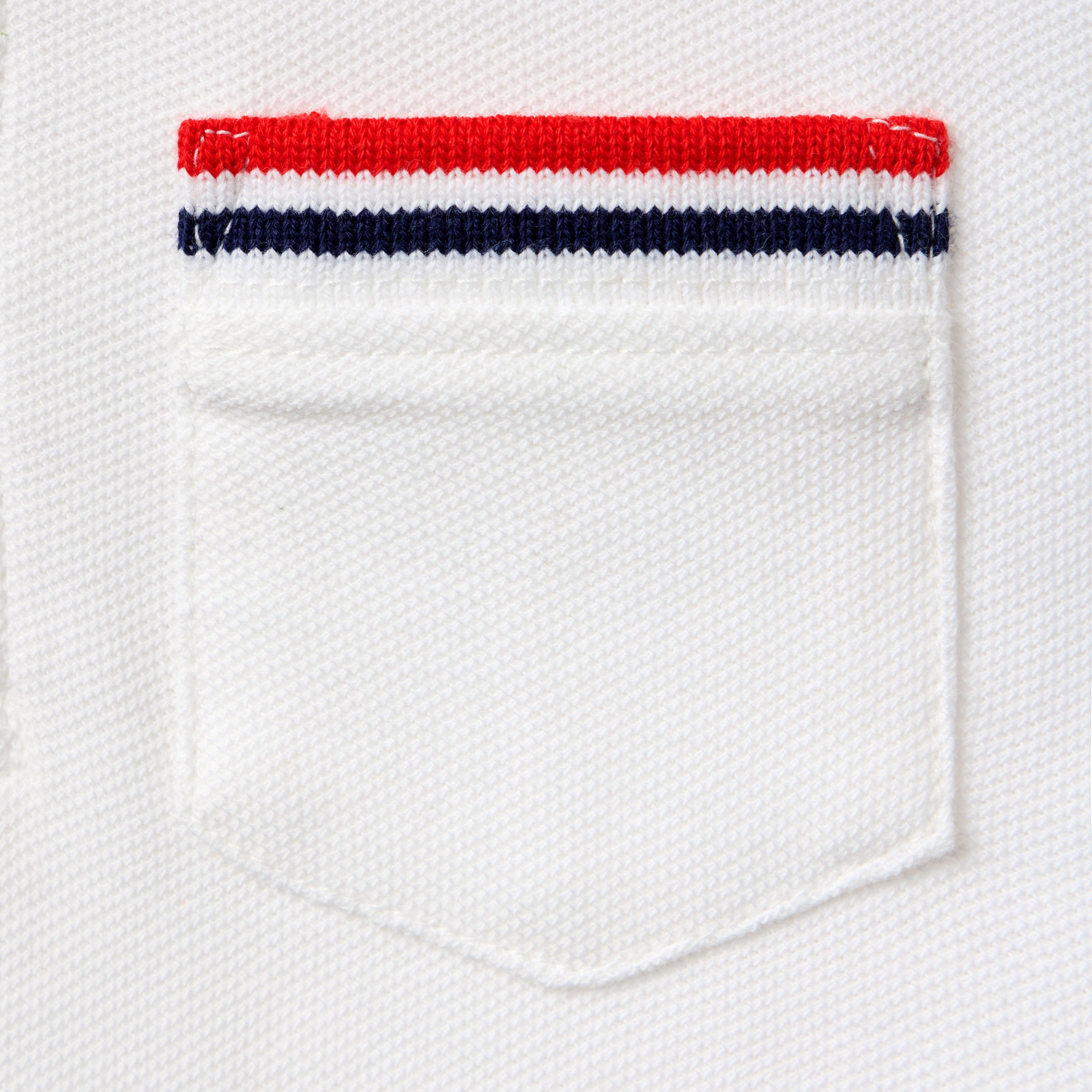 The Stripe Trim Pique Polo image number 1