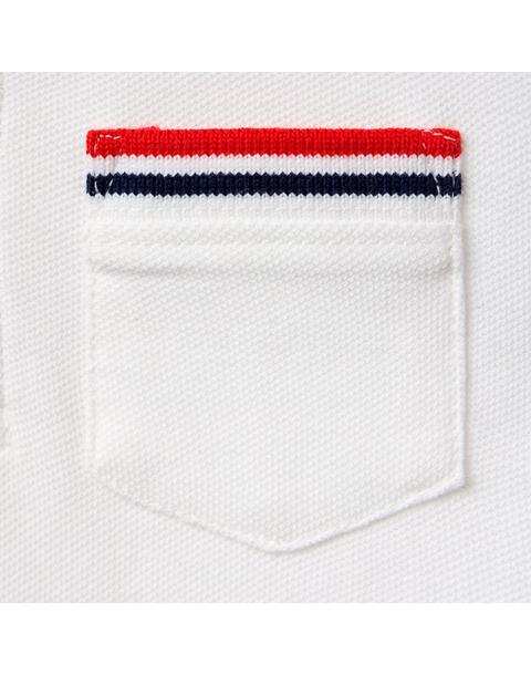 The Stripe Trim Pique Polo