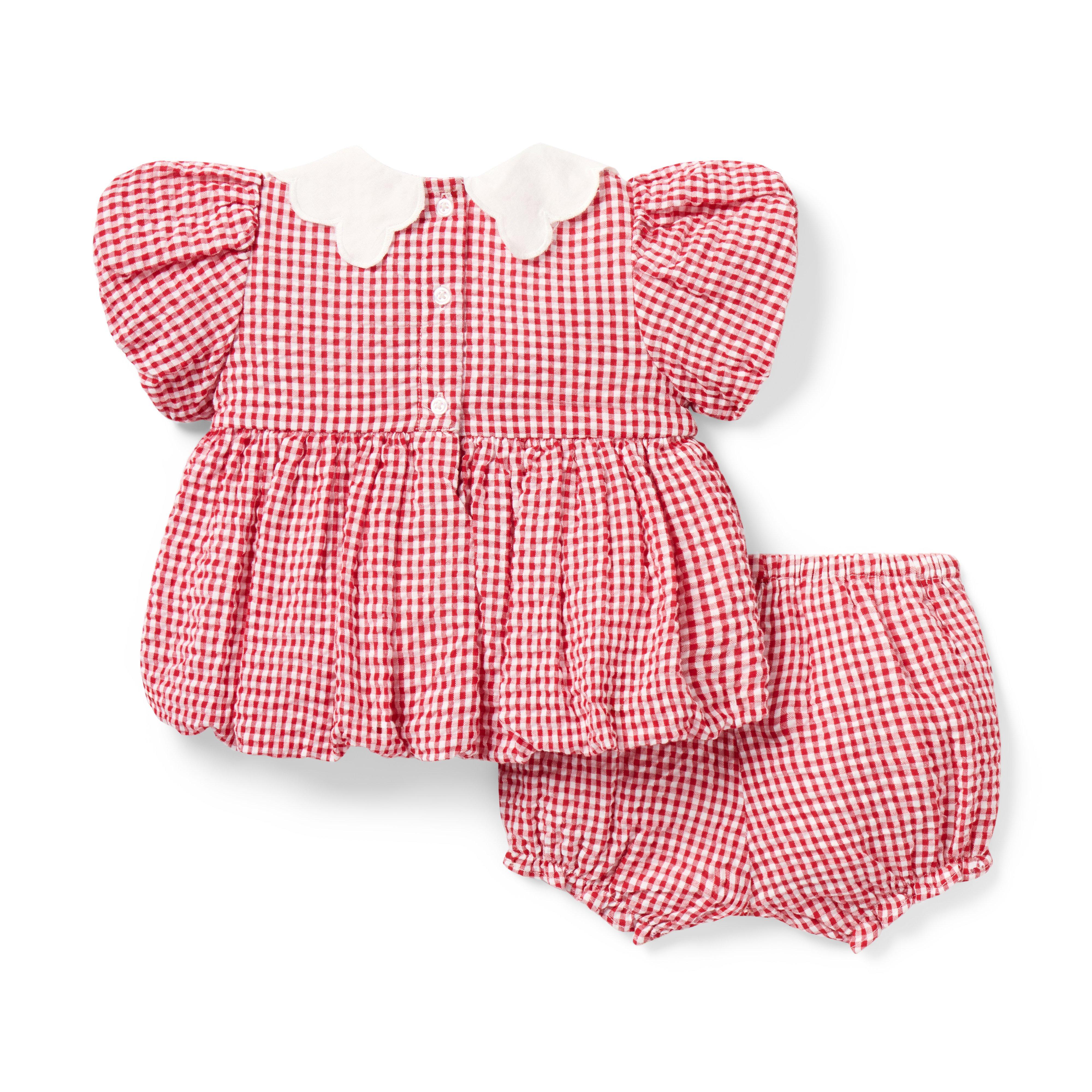 Baby Gingham Matching Set image number 1