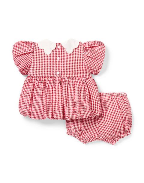 Baby Gingham Matching Set
