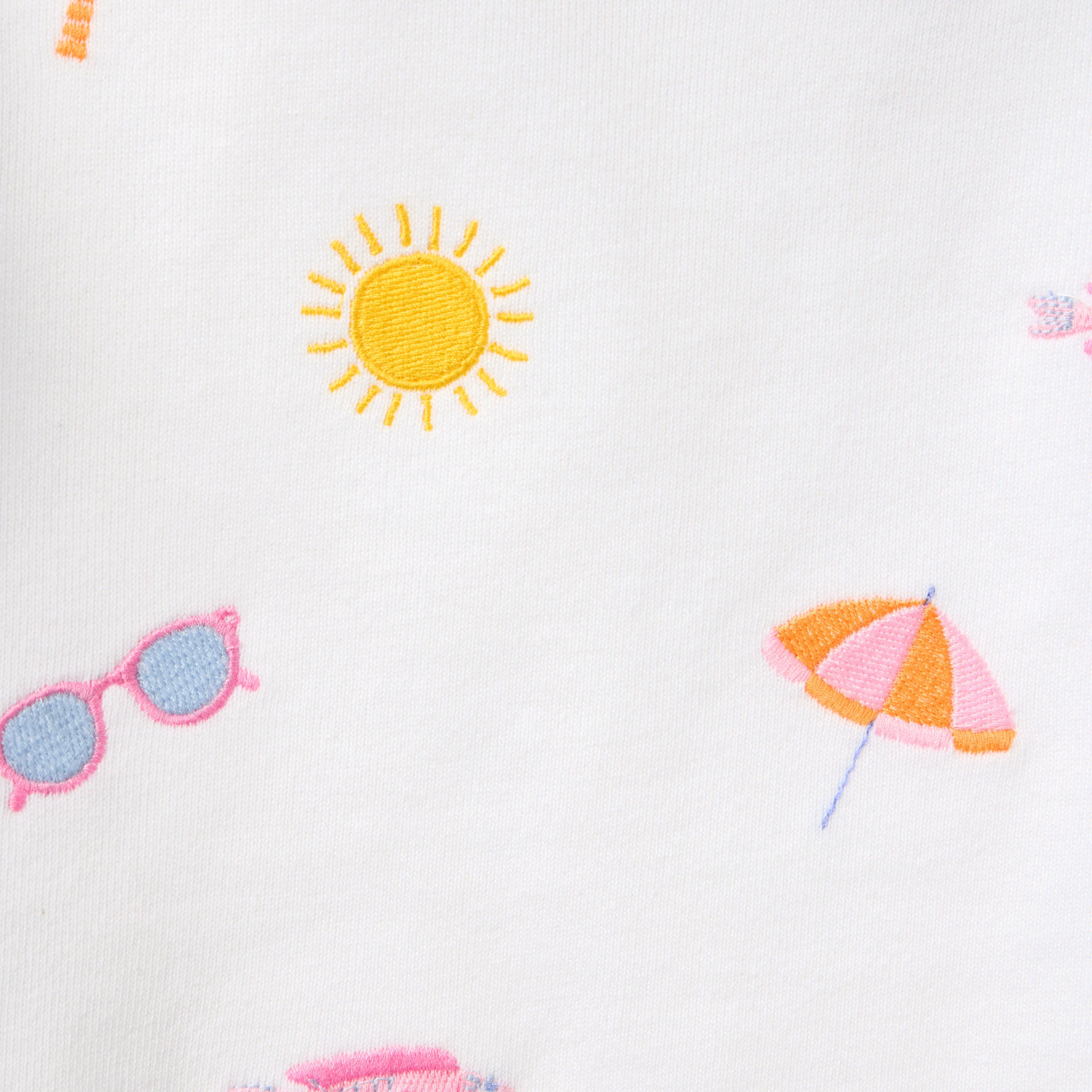 Embroidered Tropical Icon Top image number 2