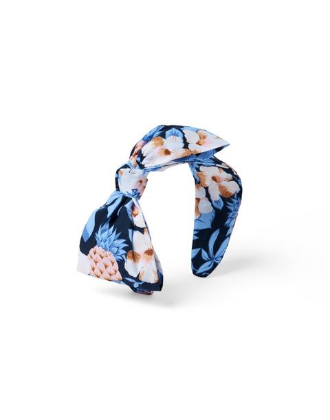 Pineapple Floral Bow Headband
