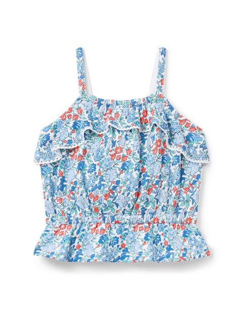 Ditsy Floral Peplum Top