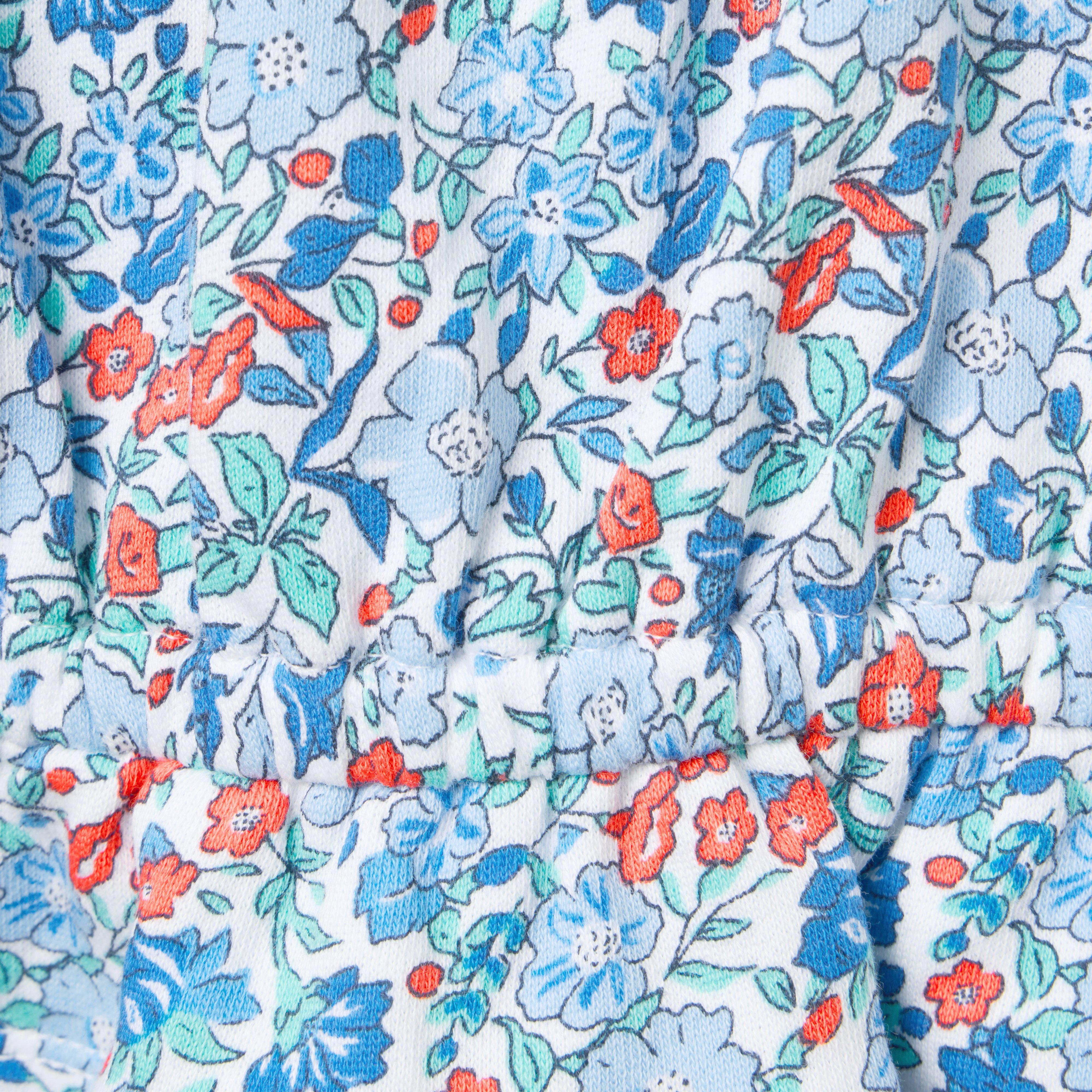 Ditsy Floral Peplum Top image number 1
