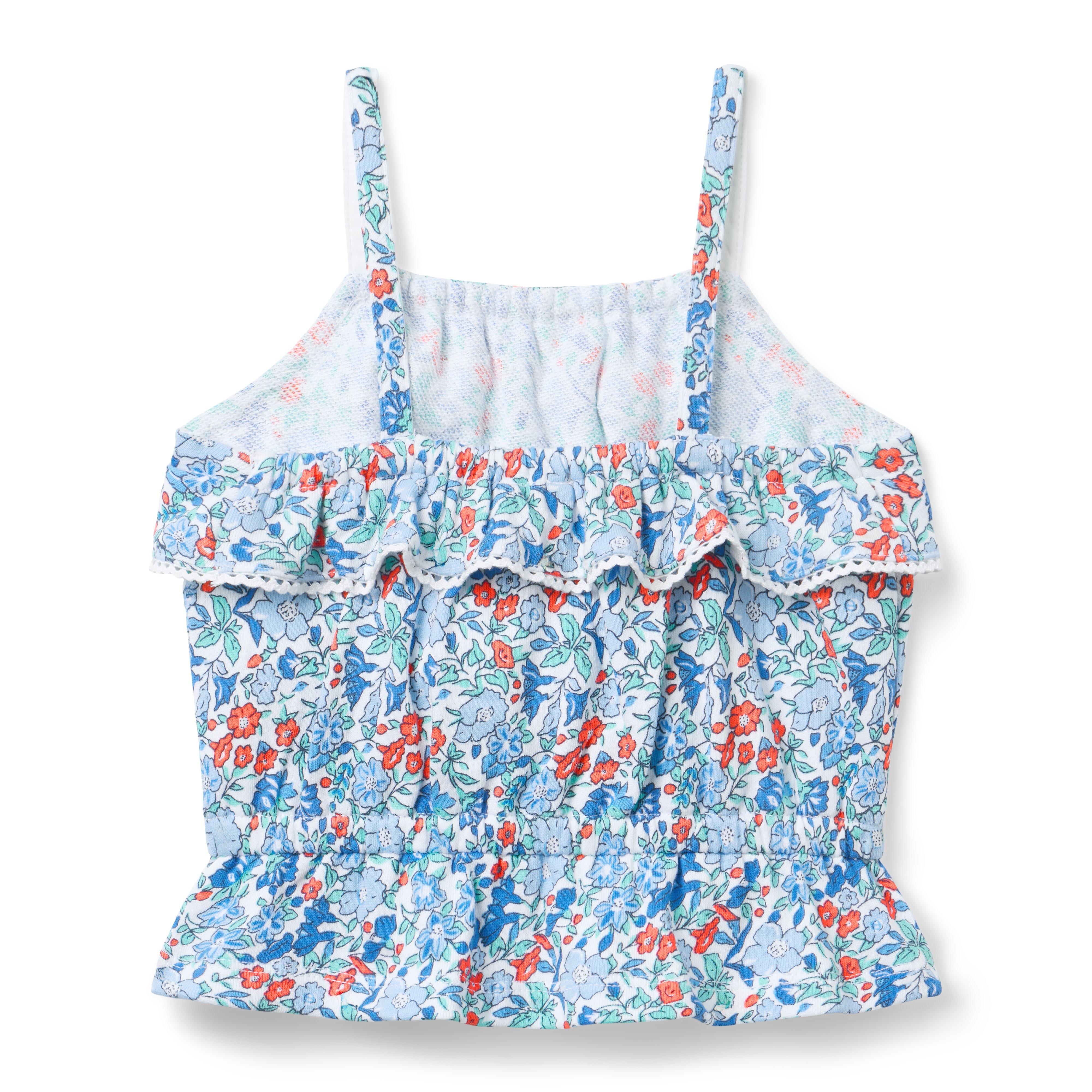 Ditsy Floral Peplum Top image number 2