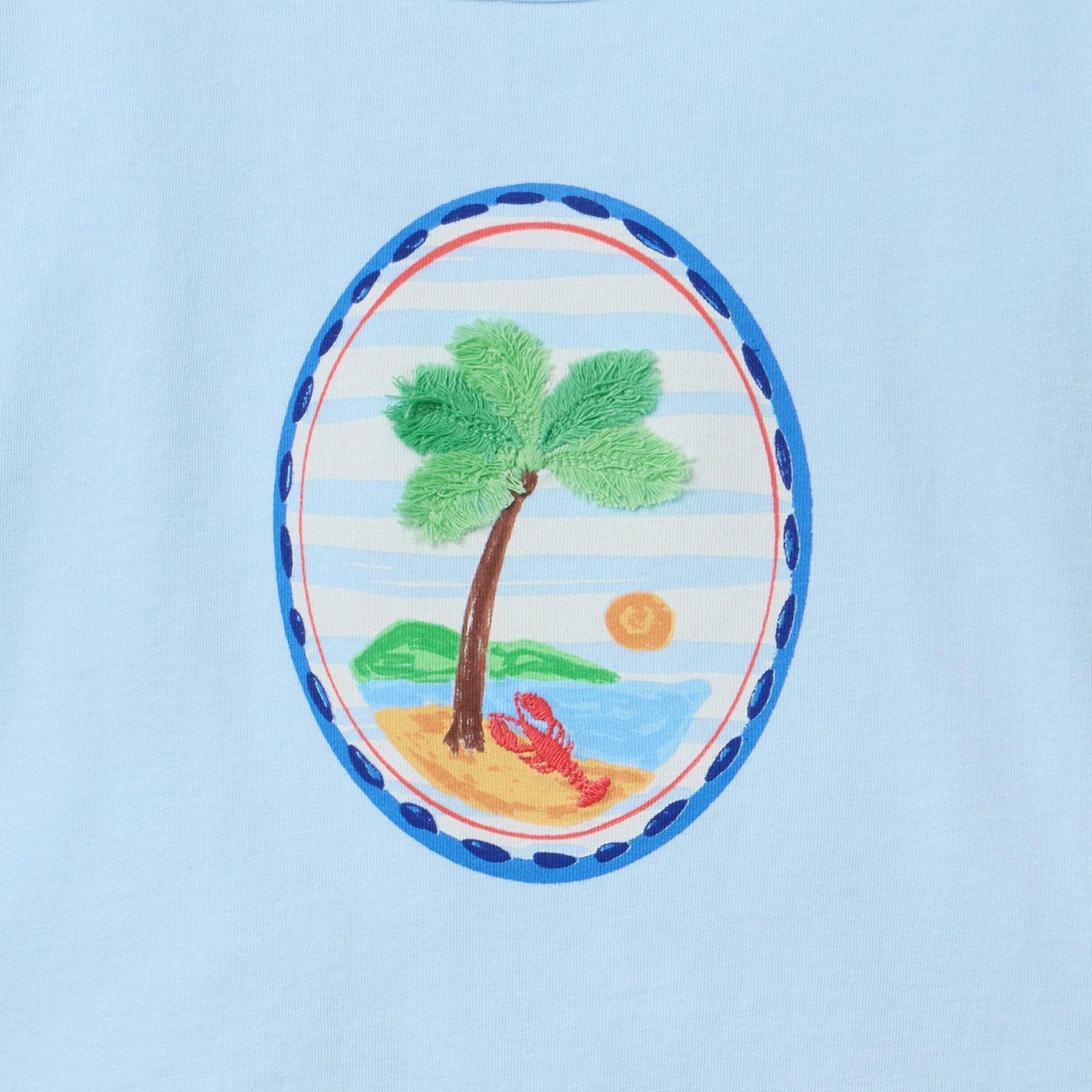 Island Palm Ruffle Tee image number 1