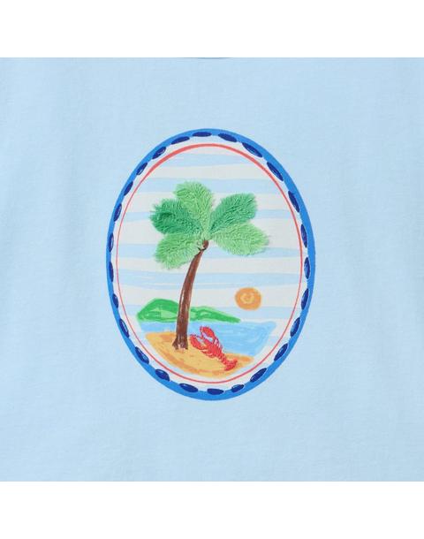 Island Palm Ruffle Tee