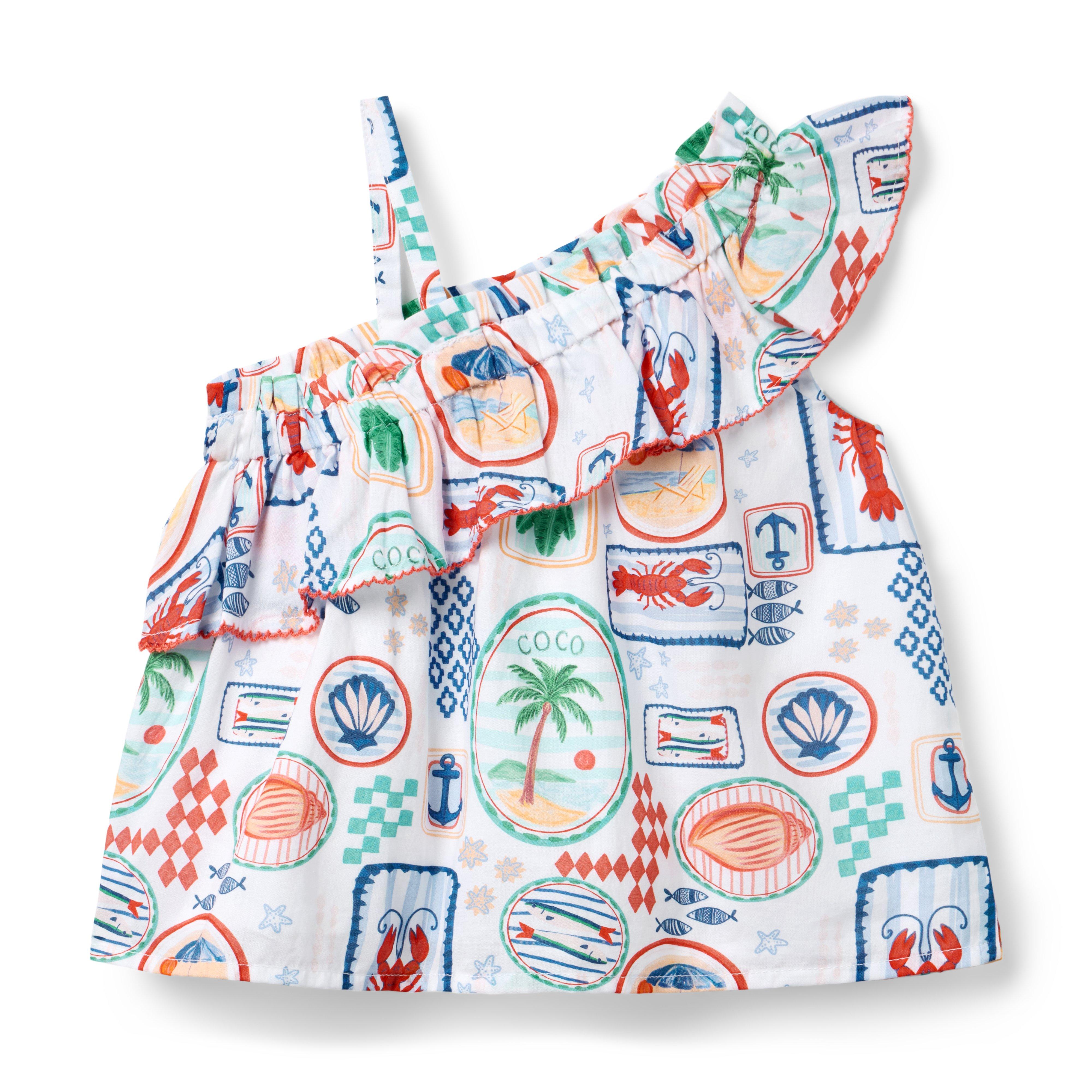 Nantucket Coast Ruffle Top image number 3