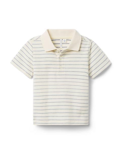 The Striped Pique Polo