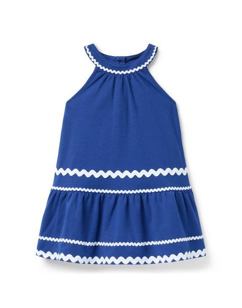 Ric Rac Trim Ponte Dress