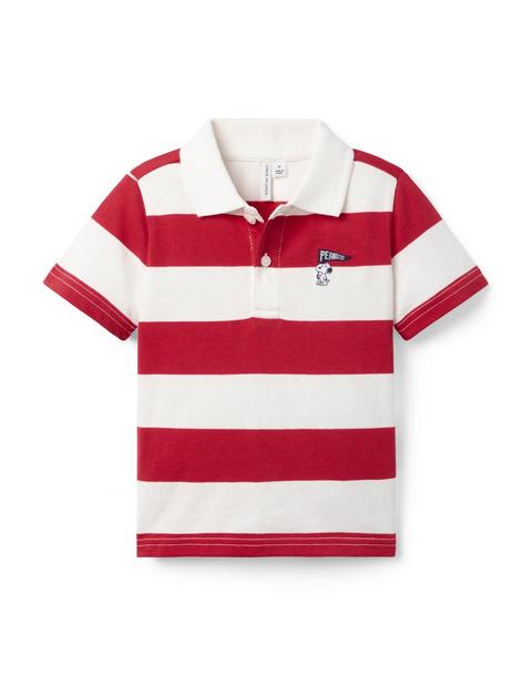 PEANUTS™ Snoopy Striped Polo