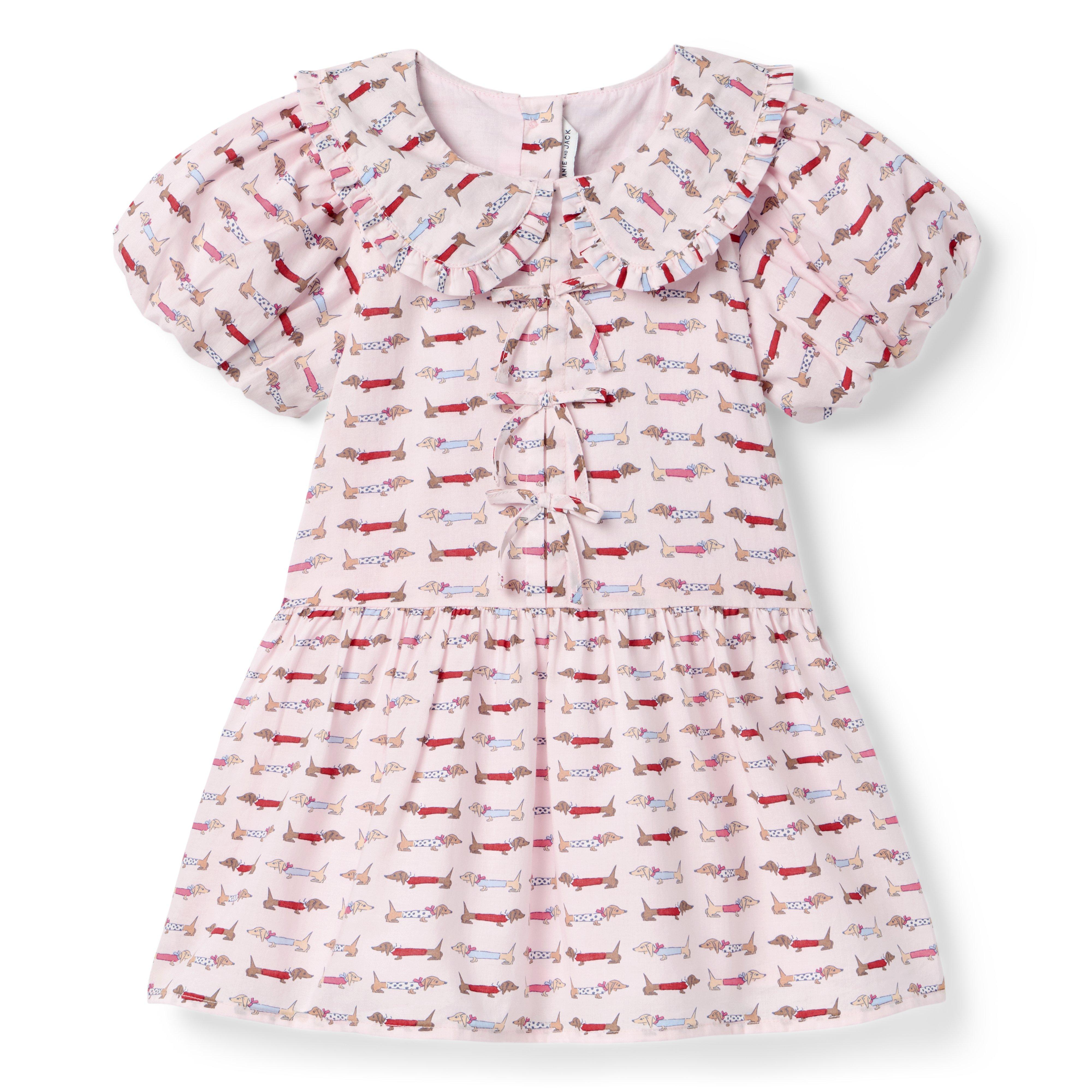 The Dachshund Collared Dress