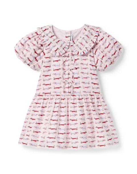 The Dachshund Collared Dress