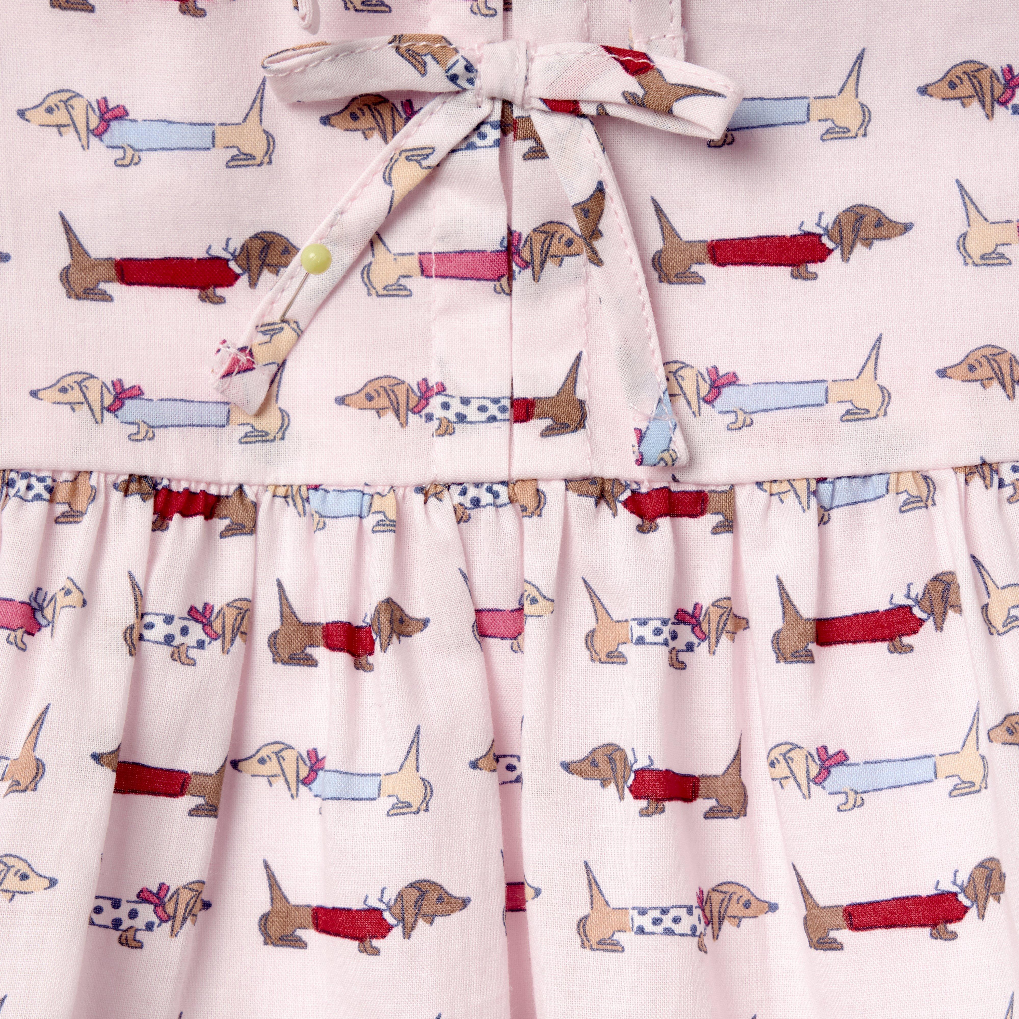 The Dachshund Collared Dress