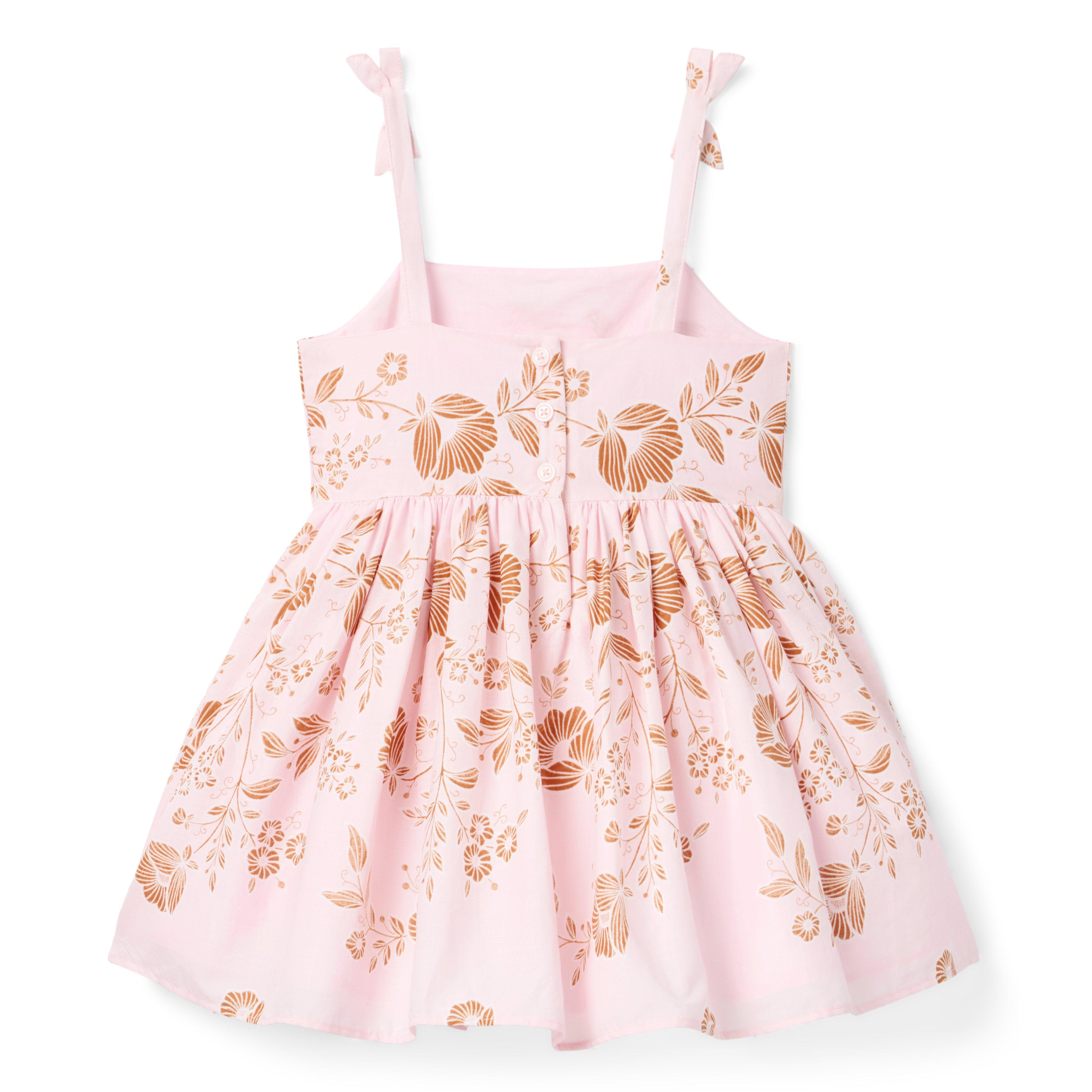 Floral Bow Strap Dress image number 2