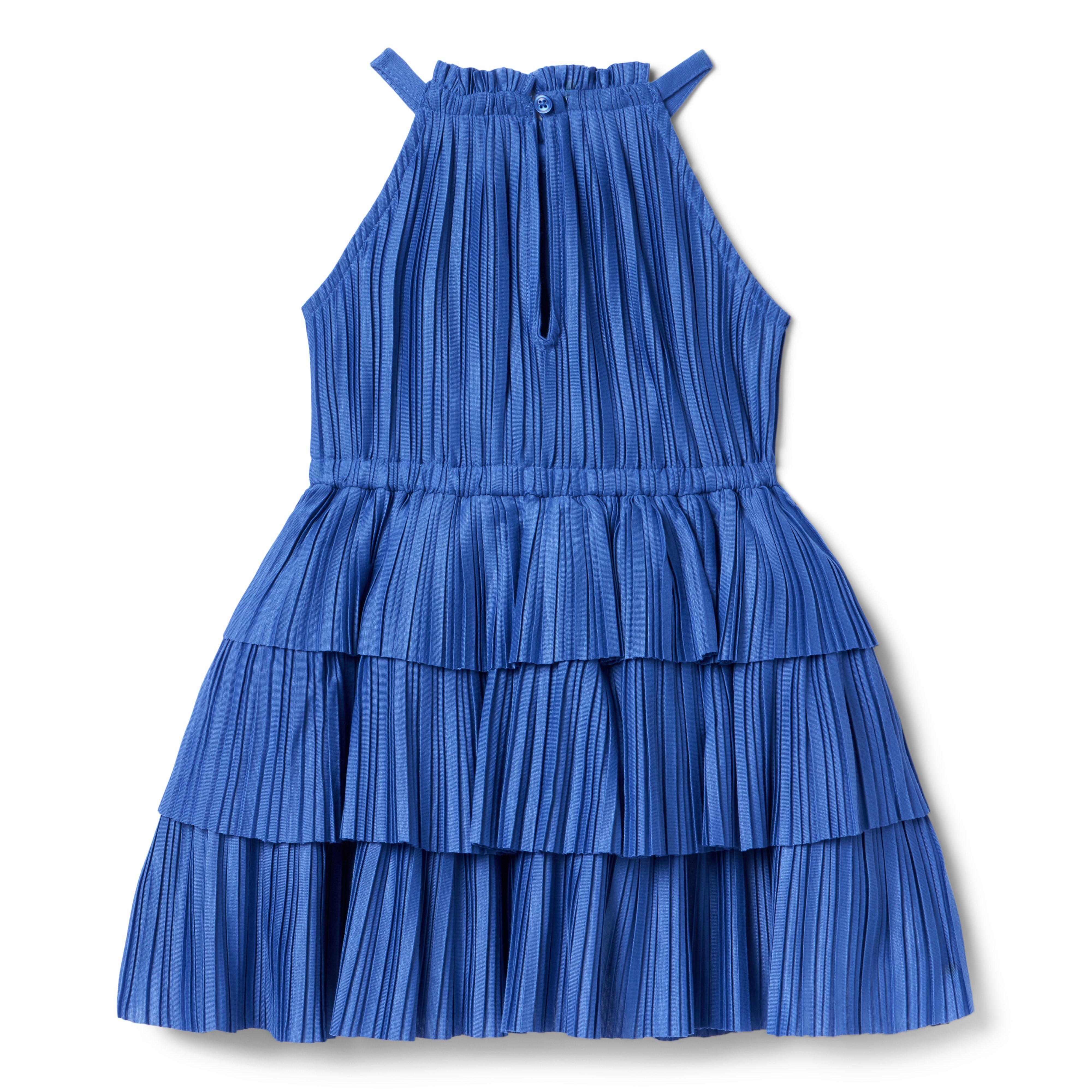 Pleated Tiered Ruffle Dress image number 1
