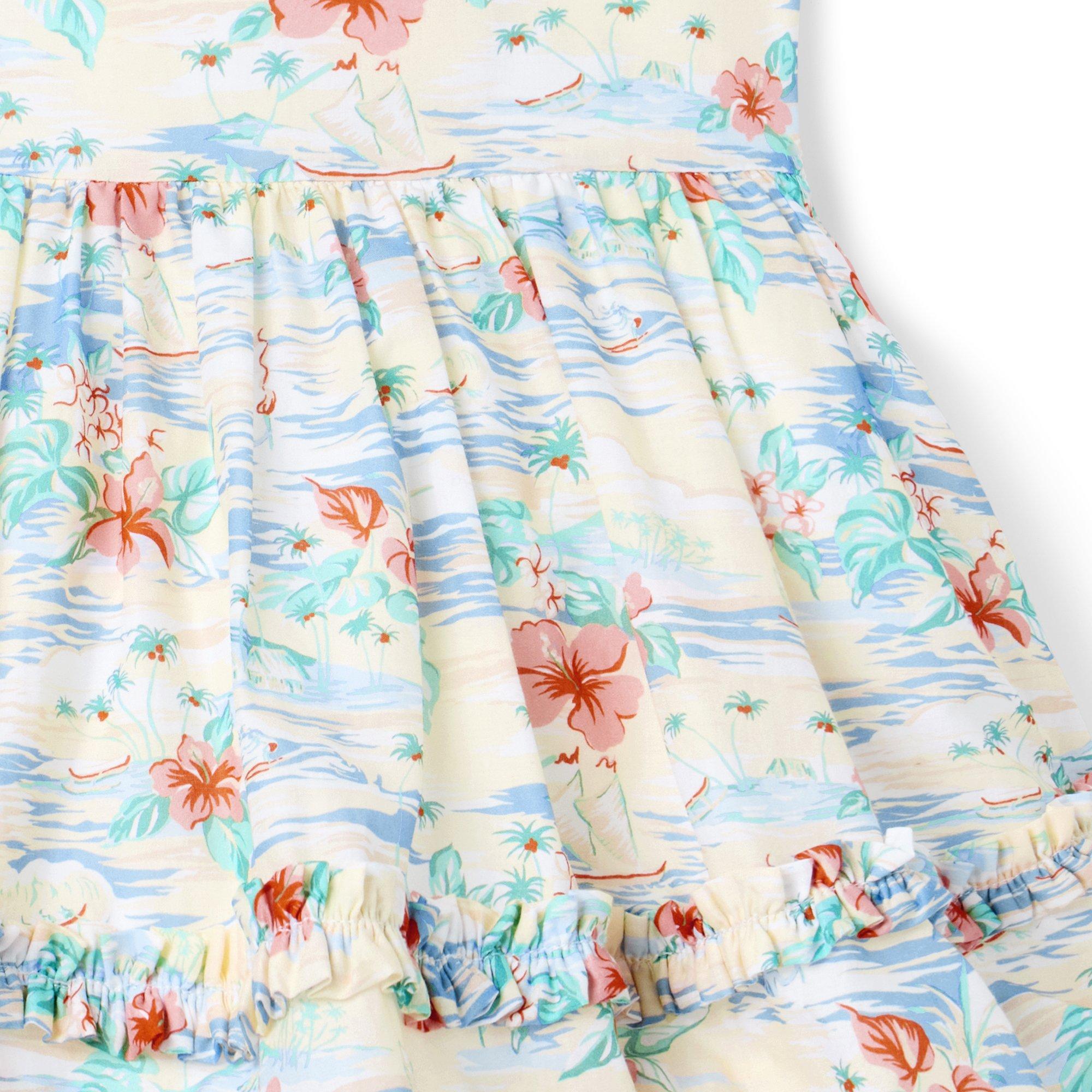 Island Floral Bubble Hem Dress image number 1