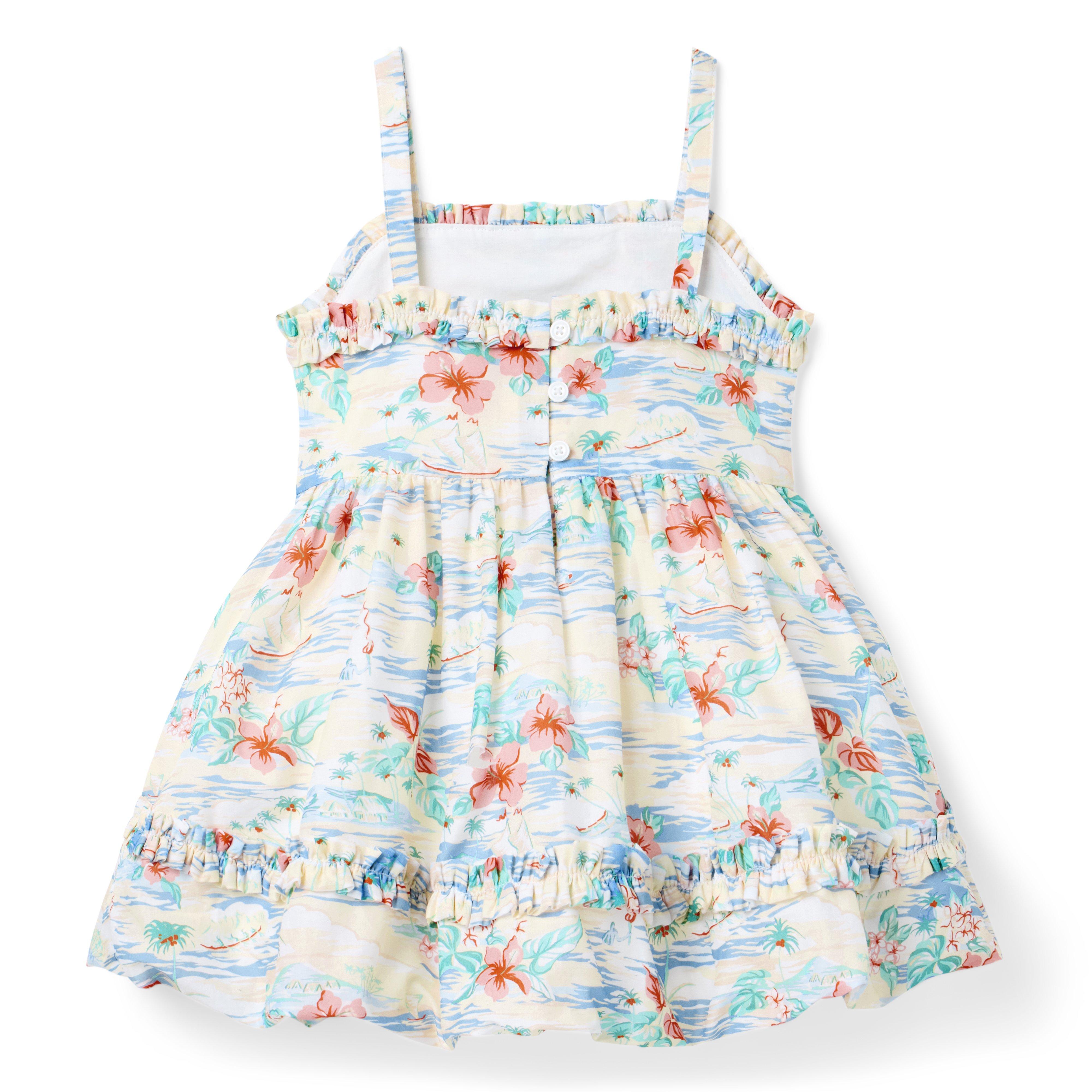 Island Floral Bubble Hem Dress image number 2