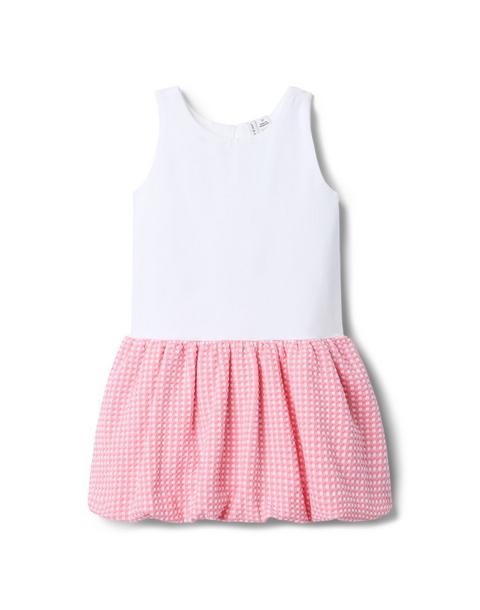 Gingham Bubble Hem Dress