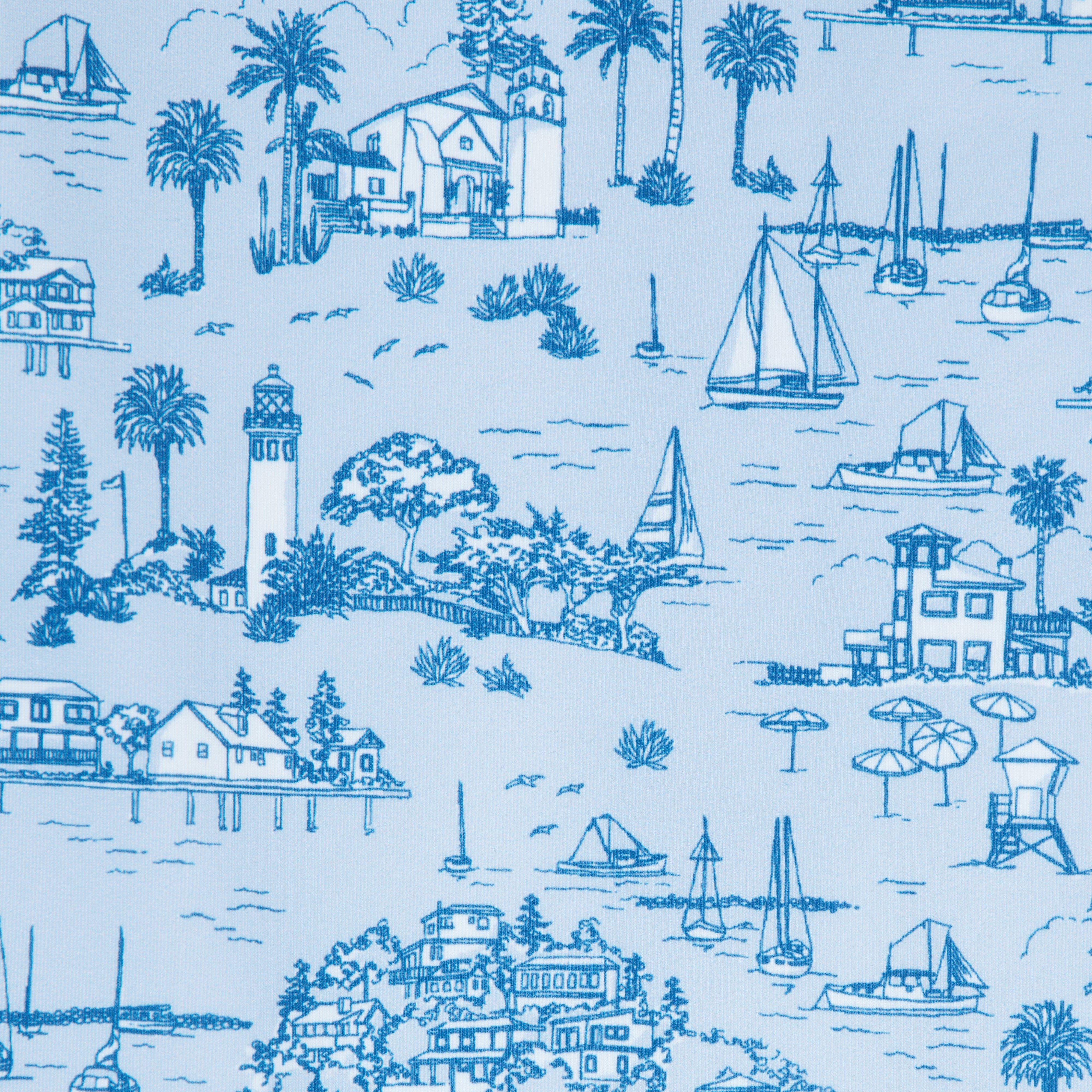 Baby Island Toile Rash Guard Swimsuit image number 1