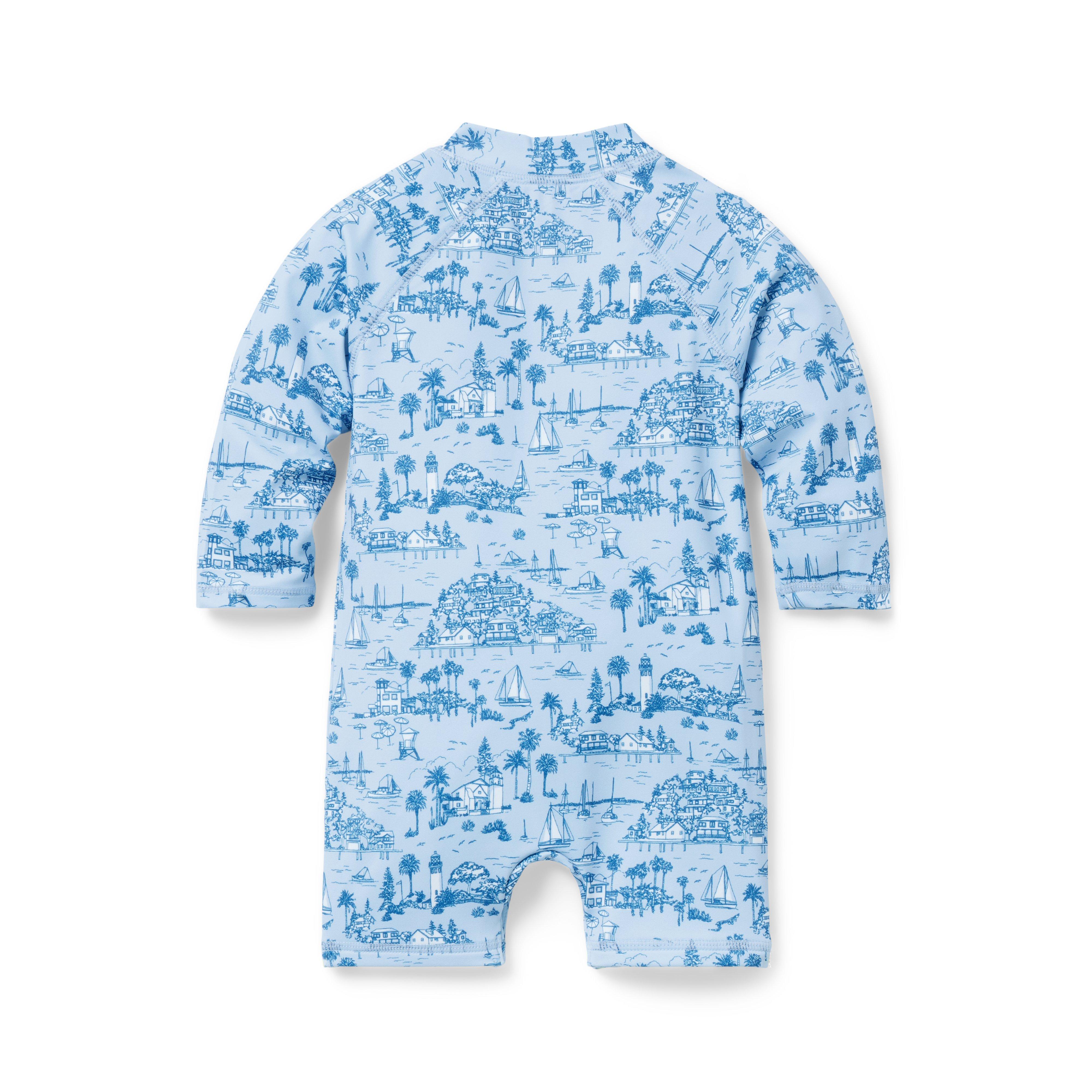 Baby Island Toile Rash Guard Swimsuit image number 2