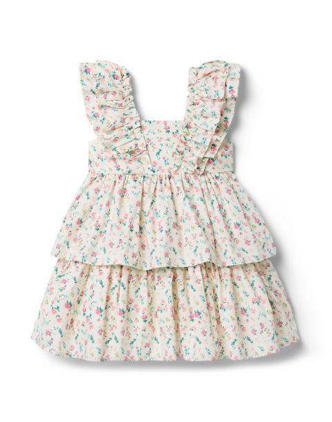 Ditsy Floral Tiered Dress