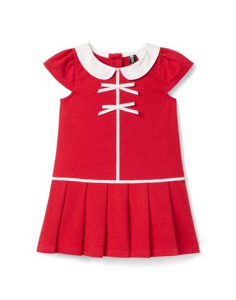 The Pleated Ponte Dress