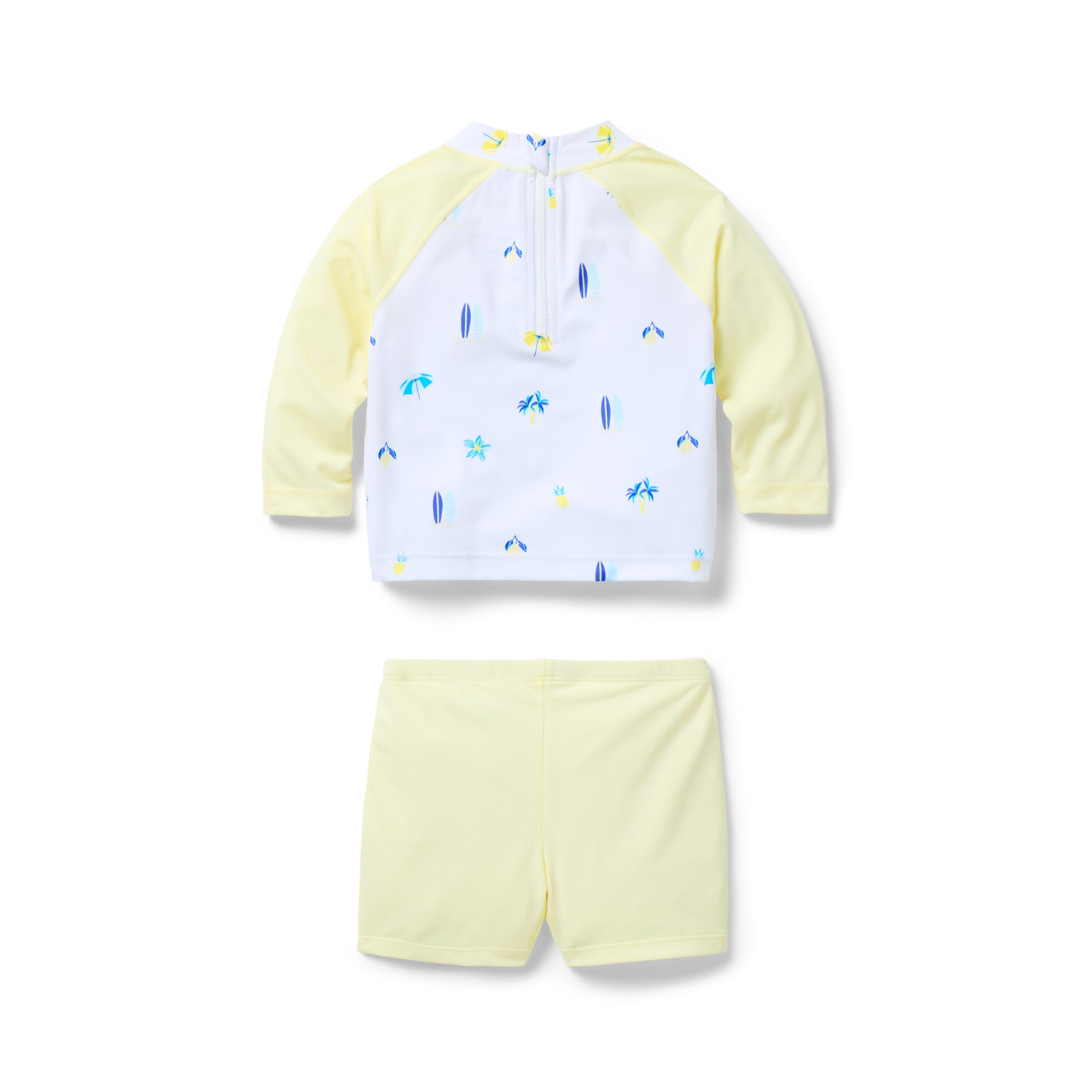 Baby Summer Icon Rash Guard 2-Piece Swimsuit image number 2