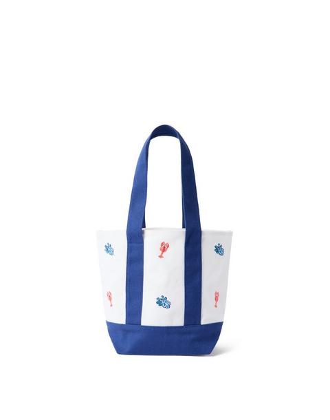 Embroidered Lobster Tote