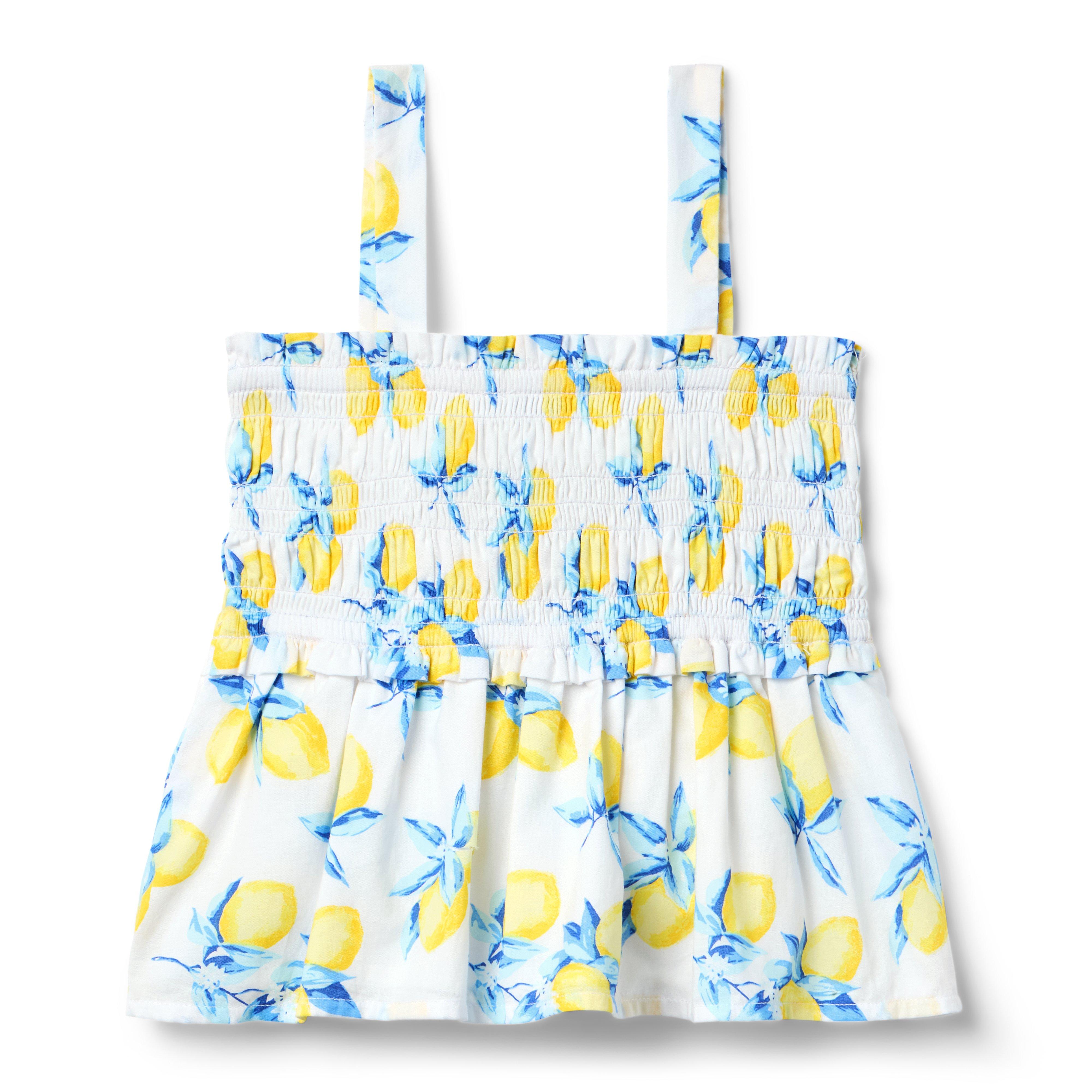 Lemon Smocked Top image number 2