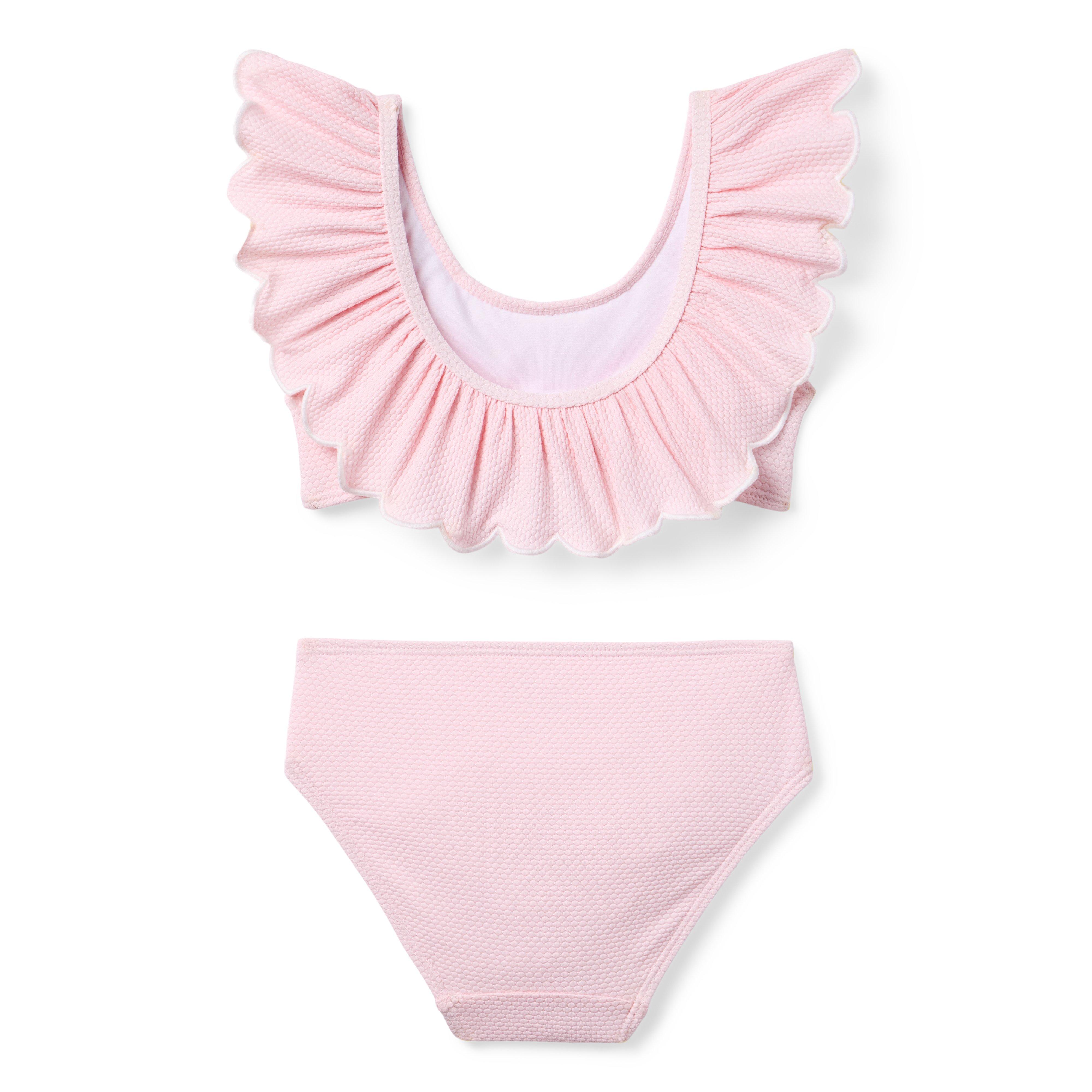 Textured Ruffle 2-Piece Swimsuit image number 1