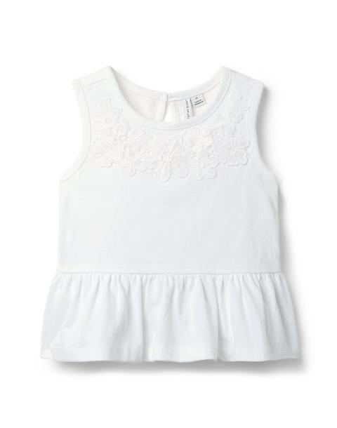 Flower Peplum Top