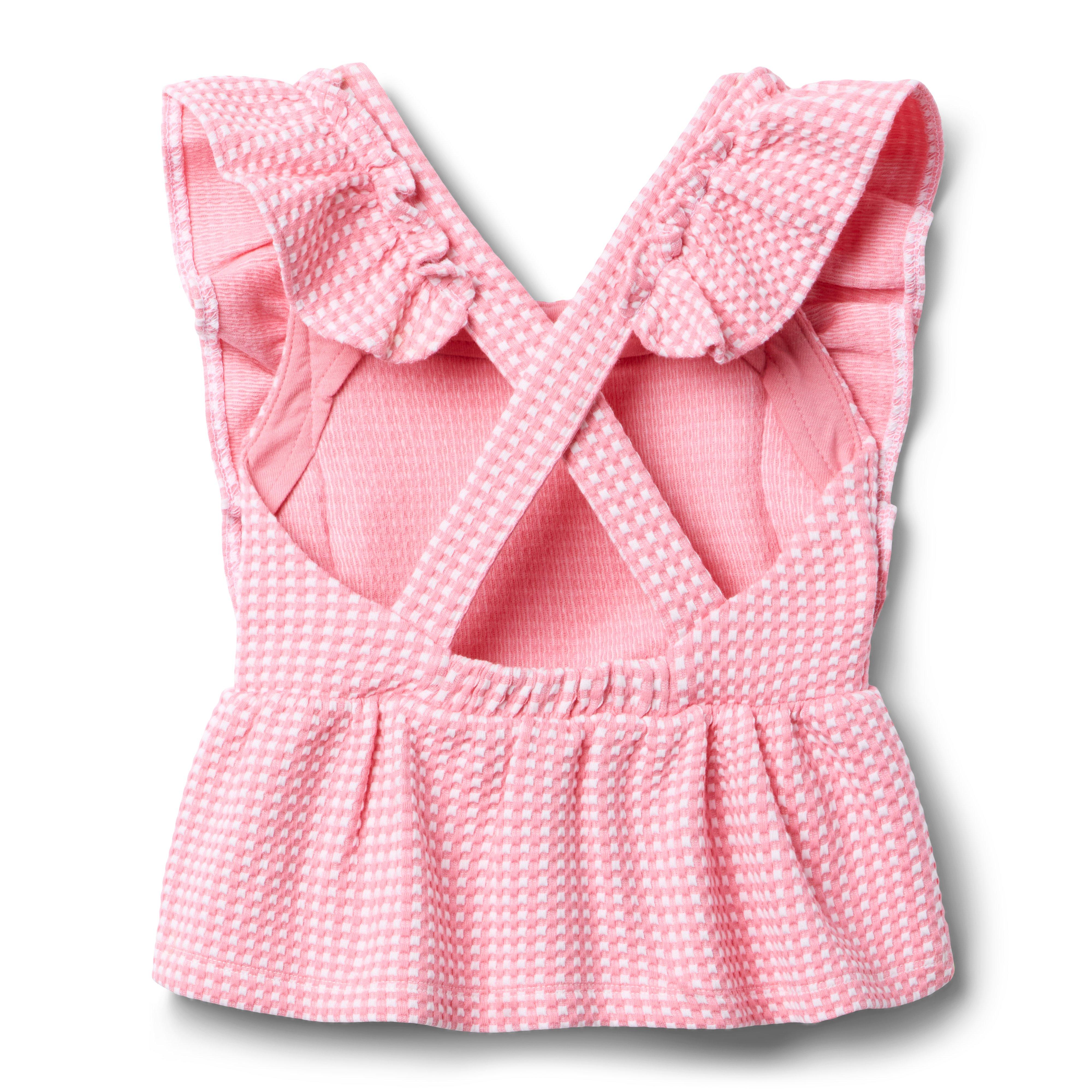 Gingham Ruffle Top image number 2