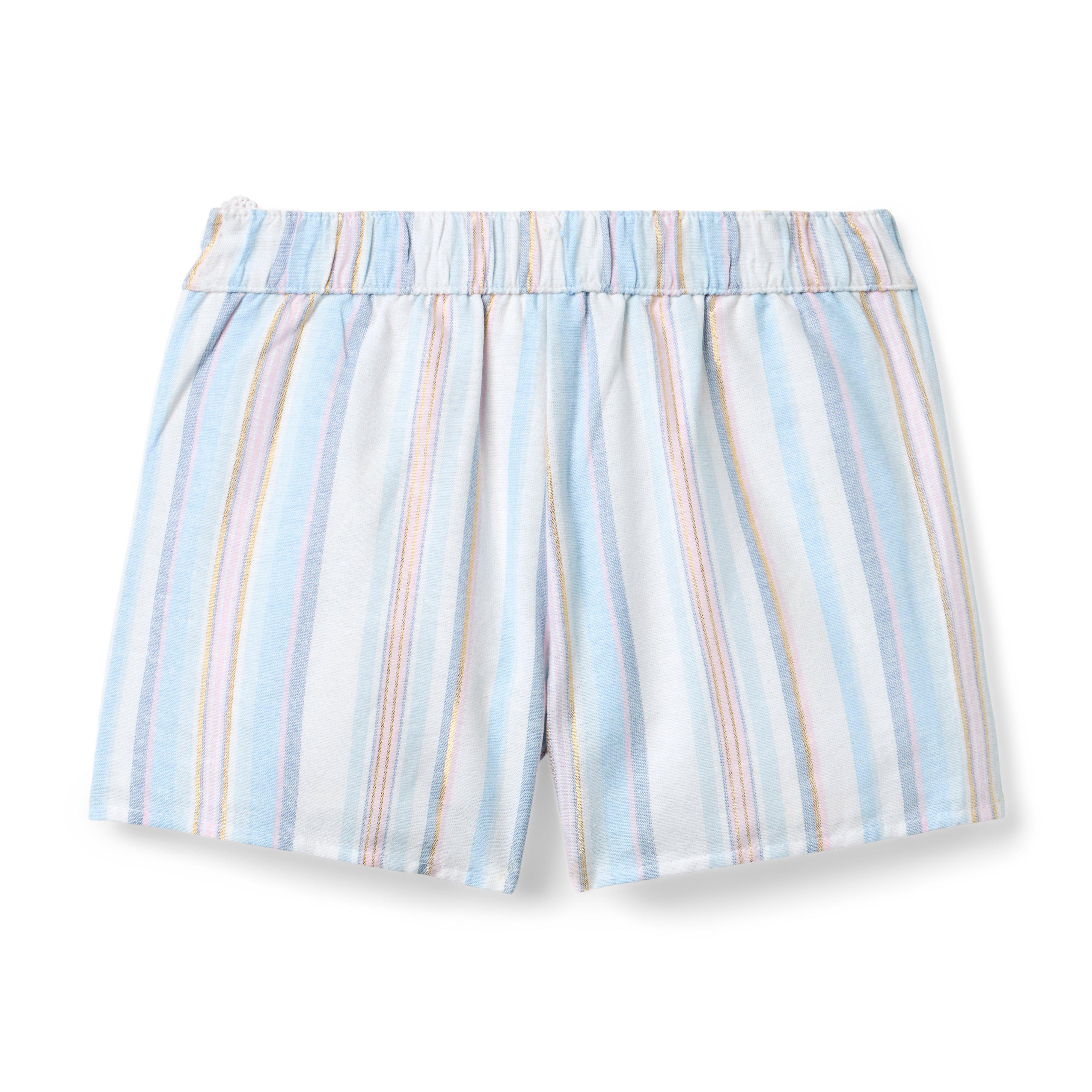 Striped Belted Short image number 2